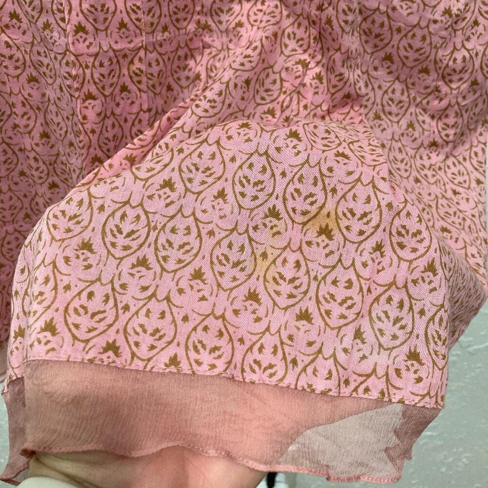 American Eagle Y2K Mini Sweetheart Dress Spaghetti Straps Beaded Pink Size 6 - Picture 13 of 14